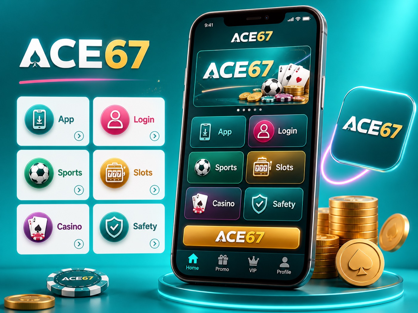 ACE67 মোবাইল অ্যাপ